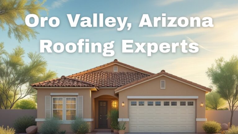A home in Oro Valley Arizona with a Newly replaced roof.